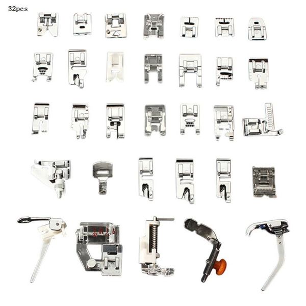 32/42/48/52pcs presser foot domestic sewing machine braiding stitch darning presser foot feet kit set for brother singer janome, Black
32/42/48/52pcs presser foot domestic sewing machine braiding stitch darning presser foot feet kit set for brother singer janome, Black