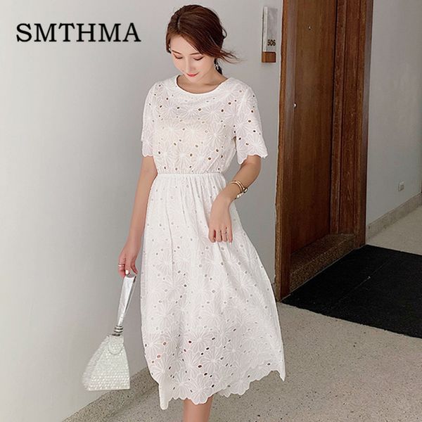 smthma 2019 new summer high-end custom hollow-out embroidery lace dress women short sleeve white party dresses vestidos, Black;gray
smthma 2019 new summer high-end custom hollow-out embroidery lace dress women short sleeve white party dresses vestidos, Black;gray