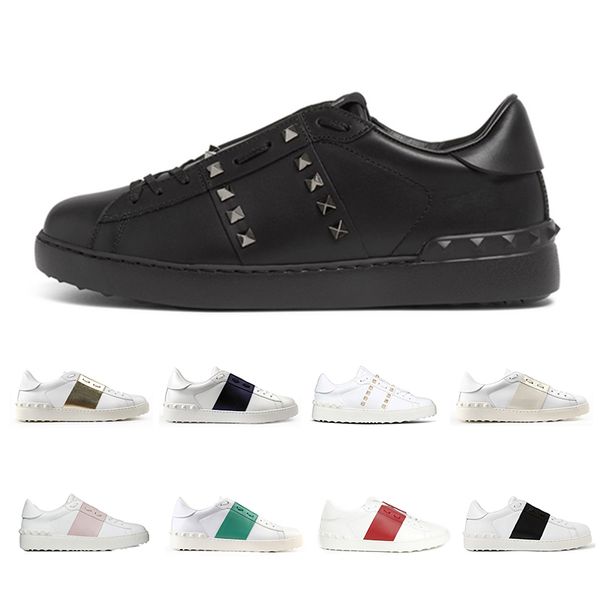 new 2019 dress shoes for men women triple black sliver pinks red green stripe leather casual shoes size white sneaker 36-46
new 2019 dress shoes for men women triple black sliver pinks red green stripe leather casual shoes size white sneaker 36-46