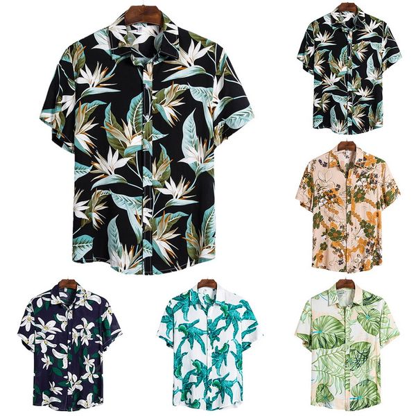 mjartoria 2020 summer printed flower short sleeve shirts men streetwear harajuku hawaiian casual fashion beach shirts cmisas, White;black
mjartoria 2020 summer printed flower short sleeve shirts men streetwear harajuku hawaiian casual fashion beach shirts cmisas, White;black