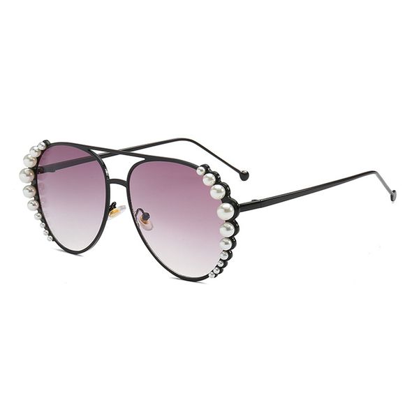 2019 women summer sunglasses vintage luxury pearl sunglasses brand designer gold metal frame sun glasses female shades eyewear, White;black
2019 women summer sunglasses vintage luxury pearl sunglasses brand designer gold metal frame sun glasses female shades eyewear, White;black