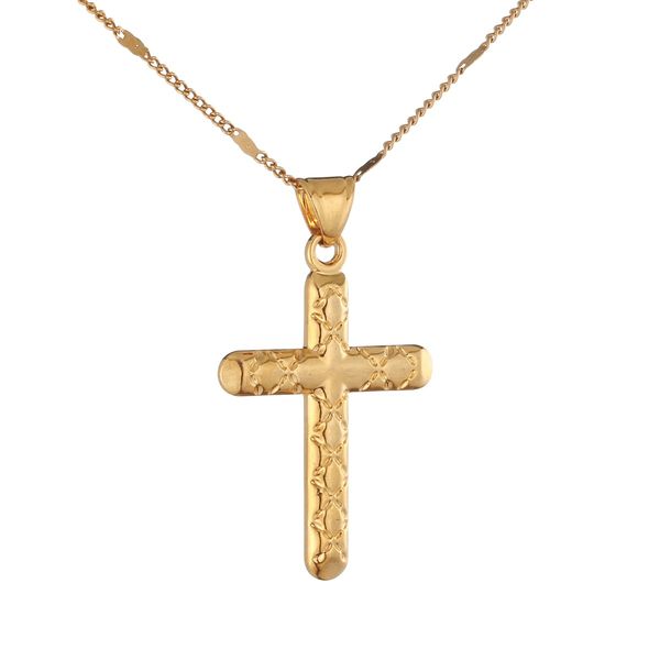 trendy gold color cross religious pendant necklace women cross charm jewelry, Silver
trendy gold color cross religious pendant necklace women cross charm jewelry, Silver