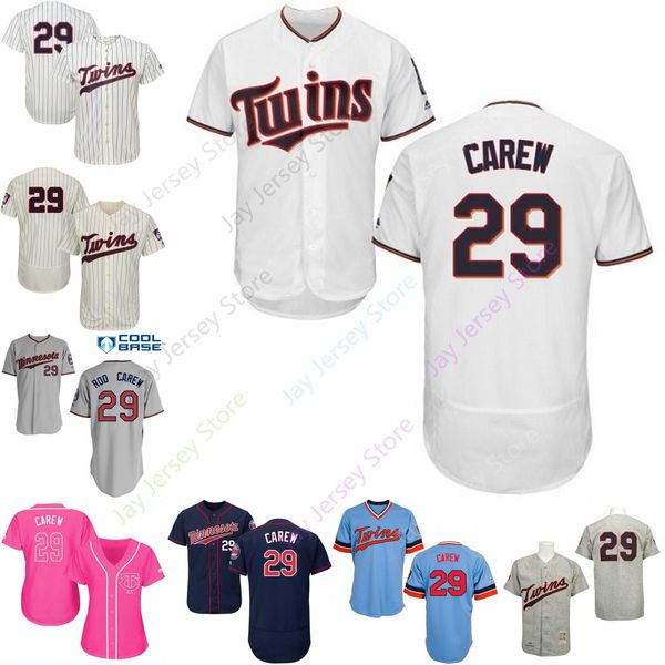 Custom Minnesota 29 Rod Carew Jersey Twins Jerseys Cool Base Flexbase White Black Red Grey Home Away Men Women Youth All Stitched 
Custom Minnesota 29 Rod Carew Jersey Twins Jerseys Cool Base Flexbase White Black Red Grey Home Away Men Women Youth All Stitched