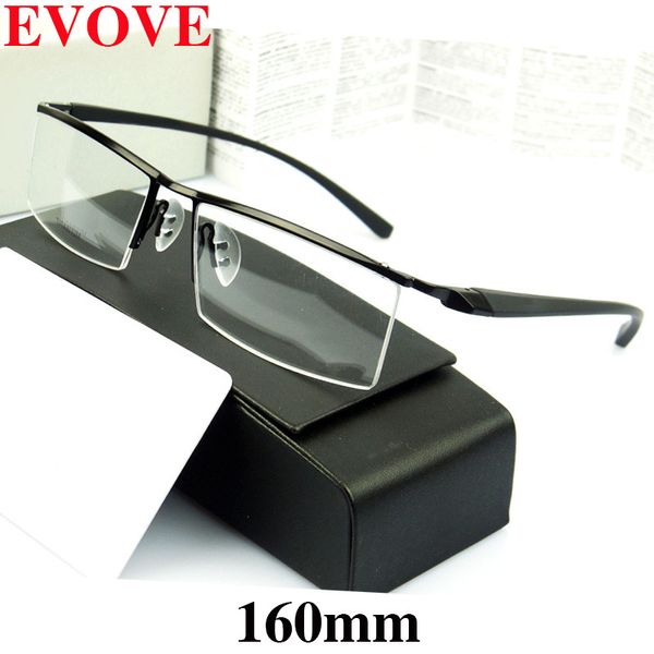 evove 160mm oversized eyeglasses frame men wide face glasses frame man eyewear for optic myopia diopter anti blue pchromic, Black
evove 160mm oversized eyeglasses frame men wide face glasses frame man eyewear for optic myopia diopter anti blue pchromic, Black