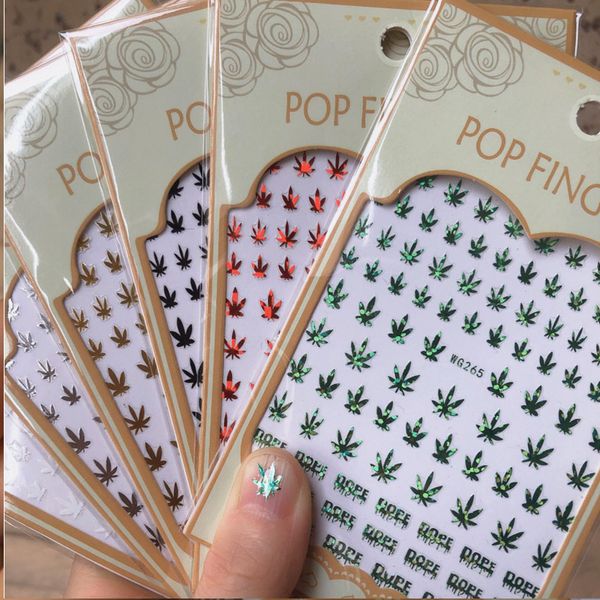 nail art 3d decal stickers self adhesive nail sticker pot leaf designs tool manicure decoration, Black
nail art 3d decal stickers self adhesive nail sticker pot leaf designs tool manicure decoration, Black