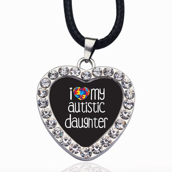 i love my autistic daughter circle charm necklace stars ball pendant crystal collares chain necklace for unisex, Bronze;silver
i love my autistic daughter circle charm necklace stars ball pendant crystal collares chain necklace for unisex, Bronze;silver