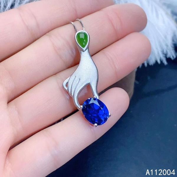 kjjeaxcmy fine jewelry 925 sterling silver inlaid natural gemstone sapphire jasper female pendant necklace lovely support test
kjjeaxcmy fine jewelry 925 sterling silver inlaid natural gemstone sapphire jasper female pendant necklace lovely support test