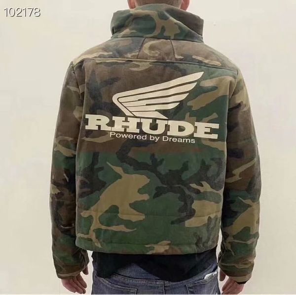 rhude jackets men women stitching streetwear bomber camouflage jacket windbreaker rainbow coat army men jacket, Black;brown
rhude jackets men women stitching streetwear bomber camouflage jacket windbreaker rainbow coat army men jacket, Black;brown