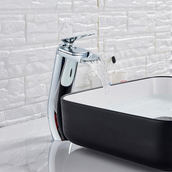 chrome brass bathroom basin sink faucet waterfall vanity sink mixer tap single hole deck mounted faucet
chrome brass bathroom basin sink faucet waterfall vanity sink mixer tap single hole deck mounted faucet