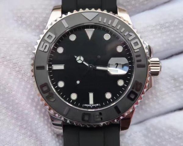 40mm asia 2813 movement black face ceramic bezel case rubber band automatic stainless steel watch 116655 men's watch, Slivery;brown
40mm asia 2813 movement black face ceramic bezel case rubber band automatic stainless steel watch 116655 men's watch, Slivery;brown