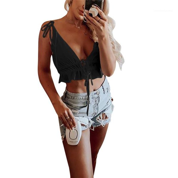 suspender tshirts solid color female exposed navel clothes tees women v neck t-shirt sleeveless sexy, White
suspender tshirts solid color female exposed navel clothes tees women v neck t-shirt sleeveless sexy, White