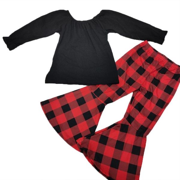 new baby girl clothing-sets long sleeves red plaid bell pants spring autumn boutique kids clothing, White
new baby girl clothing-sets long sleeves red plaid bell pants spring autumn boutique kids clothing, White