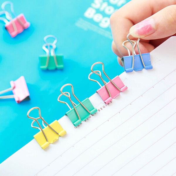 color random new casual 10pcs/pack paper clip modern binder clips practical binding supplies goods grateful
color random new casual 10pcs/pack paper clip modern binder clips practical binding supplies goods grateful