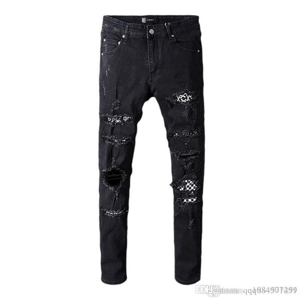 2019 новые черные джинсы прямые denim дизайнерские джинсы морщин патч stretch тонкий брюки тощий беговые брюки дизайнерские джинсы дизайнерс, Blue
2019 новые черные джинсы прямые denim дизайнерские джинсы морщин патч stretch тонкий брюки тощий беговые брюки дизайнерские джинсы дизайнерс, Blue