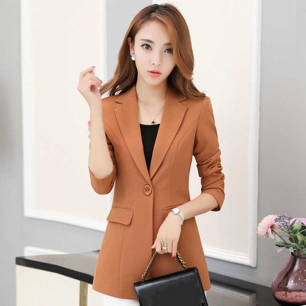 women's suits & blazers 2021 arrival women elegant long sleeve slim blazer jacket casual solid outwear spring autumn lady office suit, White;black
women's suits & blazers 2021 arrival women elegant long sleeve slim blazer jacket casual solid outwear spring autumn lady office suit, White;black