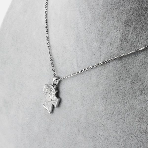 curb cuban mens cross pendant necklace chain silver 304 stainless steel necklaces accesories for men women fashion jewelry 1.8mm
curb cuban mens cross pendant necklace chain silver 304 stainless steel necklaces accesories for men women fashion jewelry 1.8mm