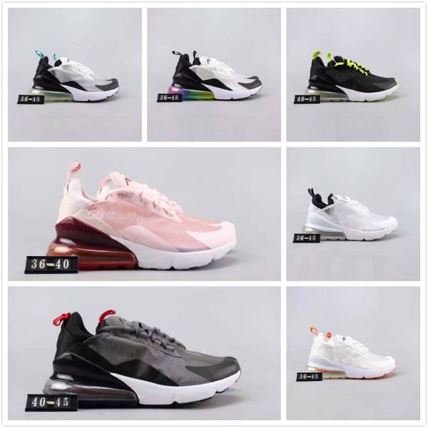 2019 men running shoes 270s summer gradients triple black regency purple breathable 270 react mens trainers designer sports sneakers
2019 men running shoes 270s summer gradients triple black regency purple breathable 270 react mens trainers designer sports sneakers