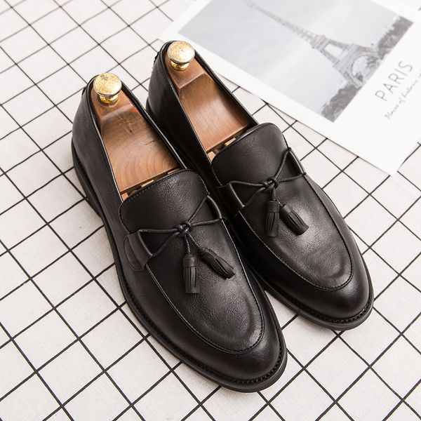 leather shoes men's loafers shoes business casual classic soft moccasin breathable men's flat, Black
leather shoes men's loafers shoes business casual classic soft moccasin breathable men's flat, Black