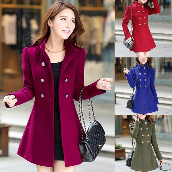 2018 new fashion women winter korean windbreaker slim outwear long coat jacket, Tan;black
2018 new fashion women winter korean windbreaker slim outwear long coat jacket, Tan;black