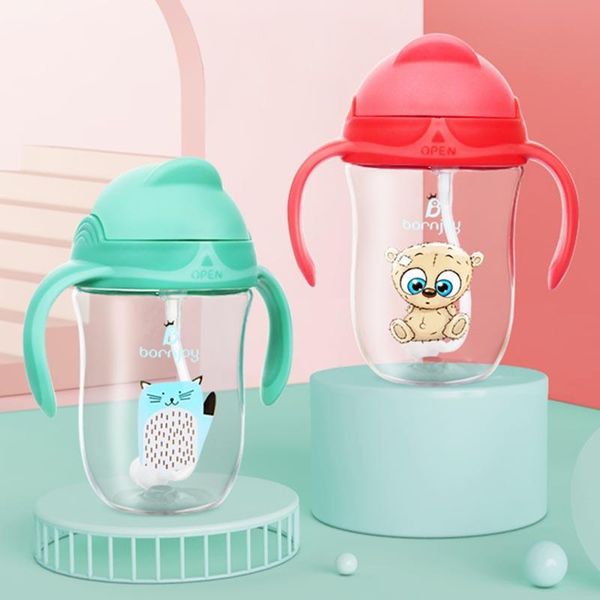 280ml tritan baby bottle kids cup silicone sippy children training cups cute baby drinking water straw handle feeding bottle
280ml tritan baby bottle kids cup silicone sippy children training cups cute baby drinking water straw handle feeding bottle