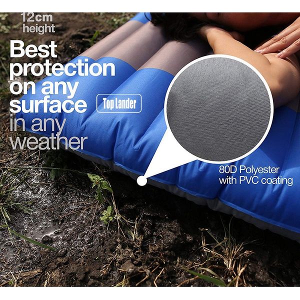 12cm air mattress tent camping inflatable mattress air bed waterproof outdoor camping mat ultralight portable sleeping pad
12cm air mattress tent camping inflatable mattress air bed waterproof outdoor camping mat ultralight portable sleeping pad