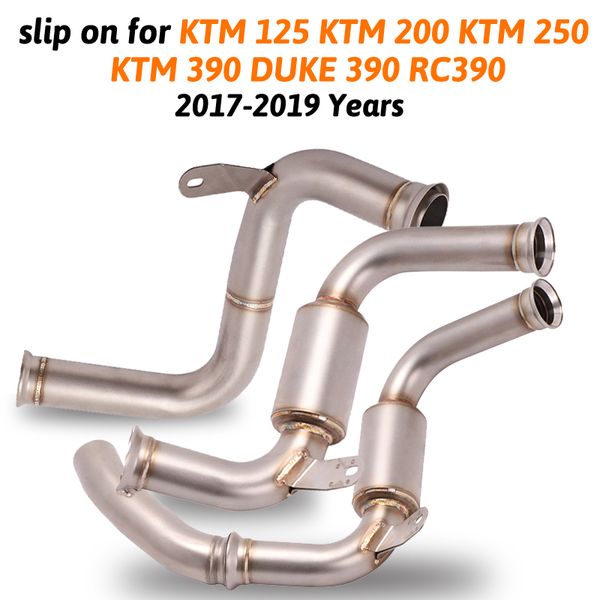 slip on for duke 390 390 250 200 125 rc390 2017 2018 2019 motorcycle exhaust escape modified middle connect link pipe 51mm
slip on for duke 390 390 250 200 125 rc390 2017 2018 2019 motorcycle exhaust escape modified middle connect link pipe 51mm