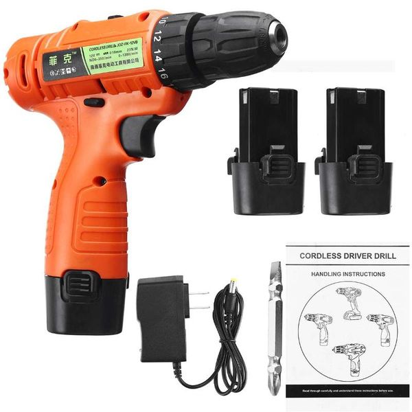 electric drill cordless screwdriver lithium battery mini drill cordless screwdriver power tools 2 battery
electric drill cordless screwdriver lithium battery mini drill cordless screwdriver power tools 2 battery