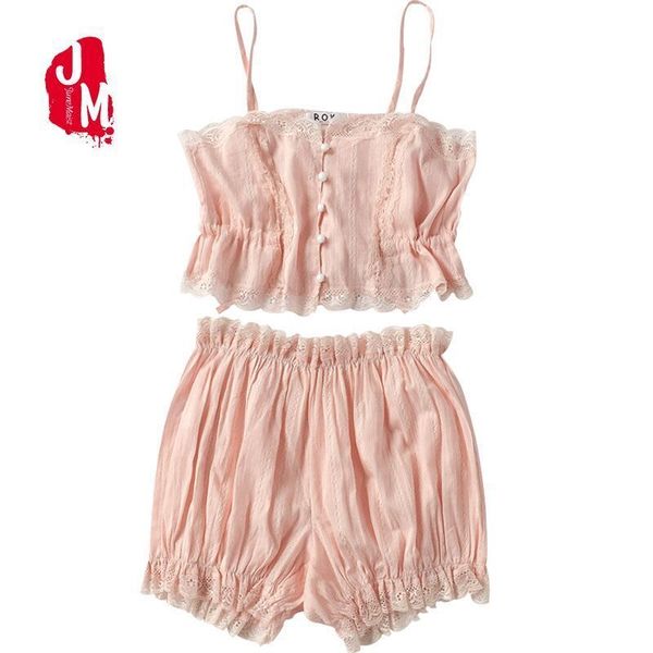 new lace cami with shorts pajama set women pink white spaghetti strap sleeveless nightwear drawstring waist cute sleepwear, Black;red
new lace cami with shorts pajama set women pink white spaghetti strap sleeveless nightwear drawstring waist cute sleepwear, Black;red