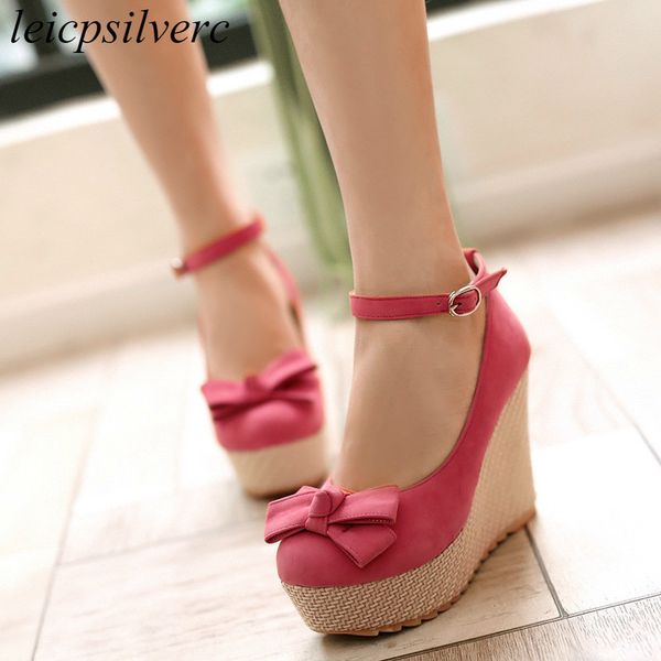 women pumps shoes super high heels new fashion wedges platform spring autumn buckle party wedding shoes black beige
women pumps shoes super high heels new fashion wedges platform spring autumn buckle party wedding shoes black beige