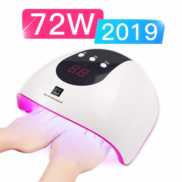 new 72w uv led lamp nail dryer portable lcd display nails lamp machine curing all types gel auto sensing nail art tool 30/60/90s
new 72w uv led lamp nail dryer portable lcd display nails lamp machine curing all types gel auto sensing nail art tool 30/60/90s