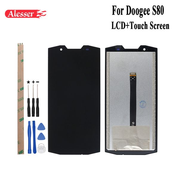Запчасти Alesser для Doogee S80 с ЖК-дисплеем и сенсорным экраном в сборе с инструментами и клеем для телефона Doogee S80
Запчасти Alesser для Doogee S80 с ЖК-дисплеем и сенсорным экраном в сборе с инструментами и клеем для телефона Doogee S80