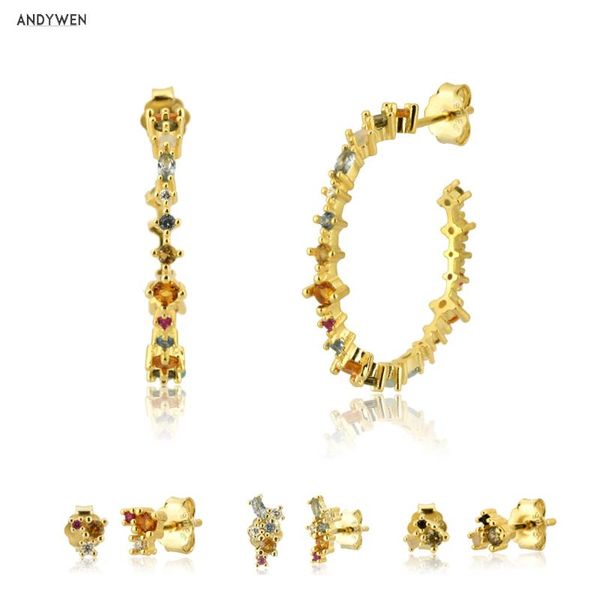 andywen 100% 925 sterling silver 26mm hoops circle cz zircon round earring piercing pendiente ohrringe new 2020 fine jewelry, Golden;silver
andywen 100% 925 sterling silver 26mm hoops circle cz zircon round earring piercing pendiente ohrringe new 2020 fine jewelry, Golden;silver