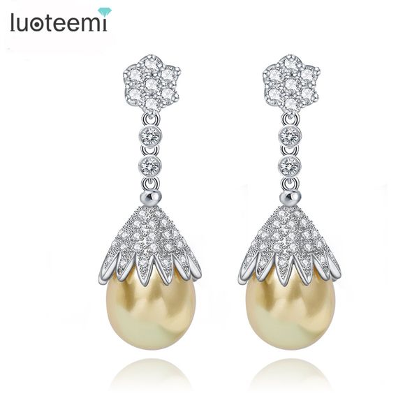 luoteemi vintage jewelry big grey yellow white imitation pearl drop earrings statement tiny cz crystals flower brincos for party, Silver
luoteemi vintage jewelry big grey yellow white imitation pearl drop earrings statement tiny cz crystals flower brincos for party, Silver