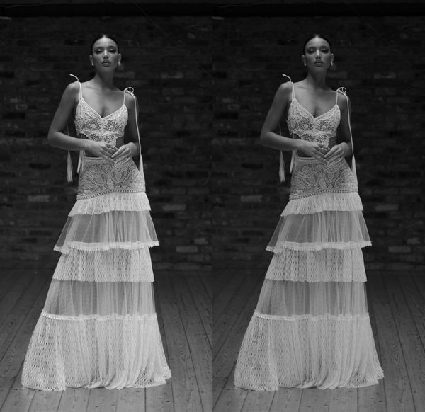 bohemian charchy a line wedding dresses sleeveless spaghetti tulle lace applique princess gown floor length tiers bridal gowns, White
bohemian charchy a line wedding dresses sleeveless spaghetti tulle lace applique princess gown floor length tiers bridal gowns, White