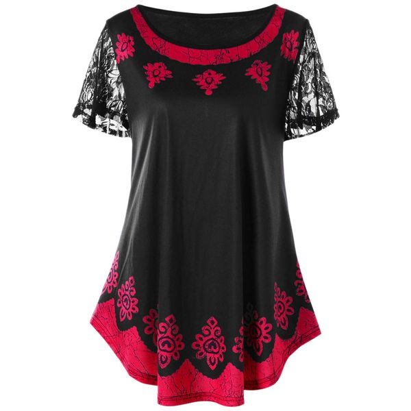 plus size womens and blouses vintage lace ladies summer 2019 women tunic print short sleeve blouse woman clothes, White
plus size womens and blouses vintage lace ladies summer 2019 women tunic print short sleeve blouse woman clothes, White
