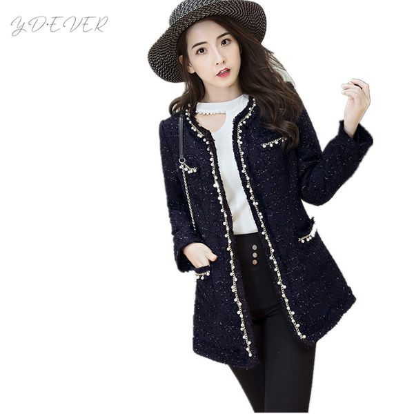 women's wool & blends 2021 autumn black tweed jacket coat gold chain long sleeve woolen fringed trim tassels winter runway elegant over
women's wool & blends 2021 autumn black tweed jacket coat gold chain long sleeve woolen fringed trim tassels winter runway elegant over