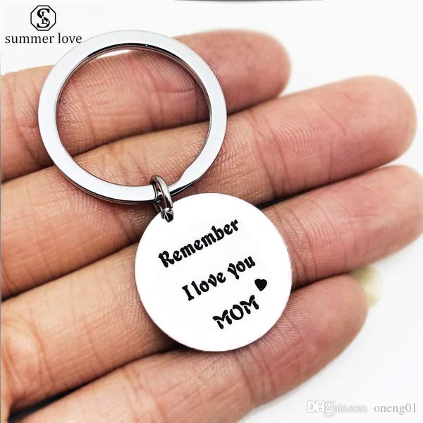 stainless steel round pendant keychain remember i love you dad & mom silver keychain father's & mother's day gift, Slivery;golden
stainless steel round pendant keychain remember i love you dad & mom silver keychain father's & mother's day gift, Slivery;golden