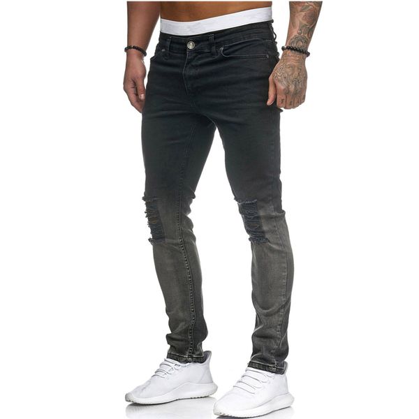 mens fashion hole ripped jeans denim pants button zip up male casual daily skinny distressed slim fit biker casual trouser 2019, Blue
mens fashion hole ripped jeans denim pants button zip up male casual daily skinny distressed slim fit biker casual trouser 2019, Blue