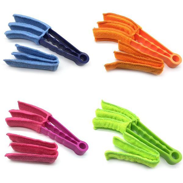 

microfiber clean brushes cleaning duster blind cleaner tools for window shutters clip computer keyboard car air conditioner vent