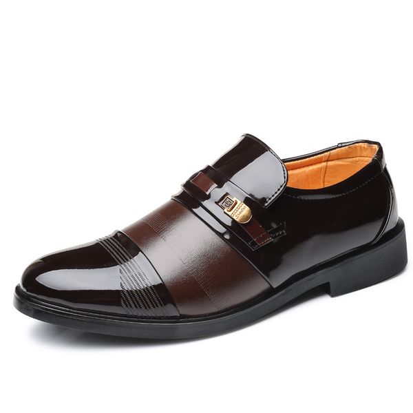 pointed toe man leather shoes black brown size 38-44 brand men oxfords business office formal dress shoes
pointed toe man leather shoes black brown size 38-44 brand men oxfords business office formal dress shoes