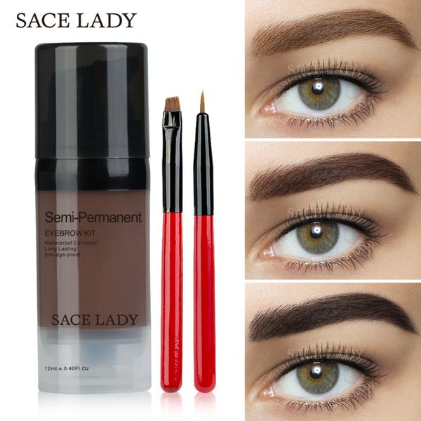 SACE LADY New Eye Brow Краска Краска Водонепроницаемый гель Макияж Помада Brush Set Black Брови Sta
SACE LADY New Eye Brow Краска Краска Водонепроницаемый гель Макияж Помада Brush Set Black Брови Sta
