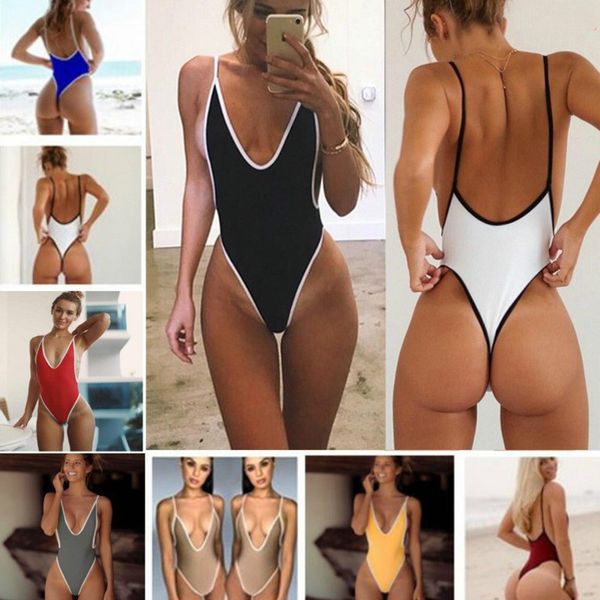 2020 lady siamese swimsuit high waist bikini sling v collar bathing suit swimwear women plus size biquini mulher
2020 lady siamese swimsuit high waist bikini sling v collar bathing suit swimwear women plus size biquini mulher