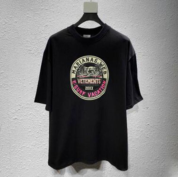 20ss vetements men designer black printed t shirts summer casual mens women cotton short sleeve street oversize tee hight, White;black 
20ss vetements men designer black printed t shirts summer casual mens women cotton short sleeve street oversize tee hight, White;black