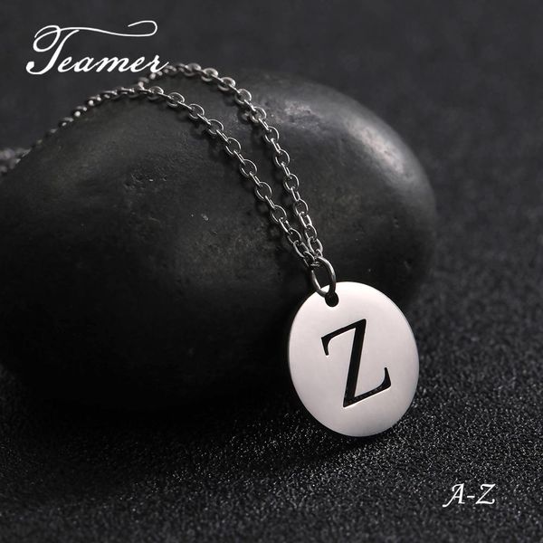 teamer stainless steel 26 letters initial necklace gold silver color alphabet disc pendant chain necklace for women men gifts szsap
teamer stainless steel 26 letters initial necklace gold silver color alphabet disc pendant chain necklace for women men gifts szsap