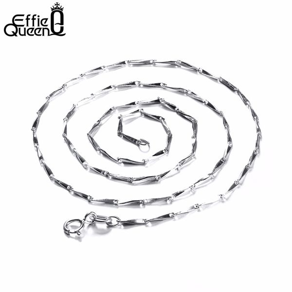 effie queen trendy silver color necklace chains for pendant & lead wc01
effie queen trendy silver color necklace chains for pendant & lead wc01