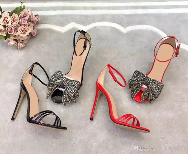 2017 glitter diamond bowtie sandals open toe rhinestone high heels womens gladiator sandals bling bling summer shoes woman wedding heels, Black
2017 glitter diamond bowtie sandals open toe rhinestone high heels womens gladiator sandals bling bling summer shoes woman wedding heels, Black