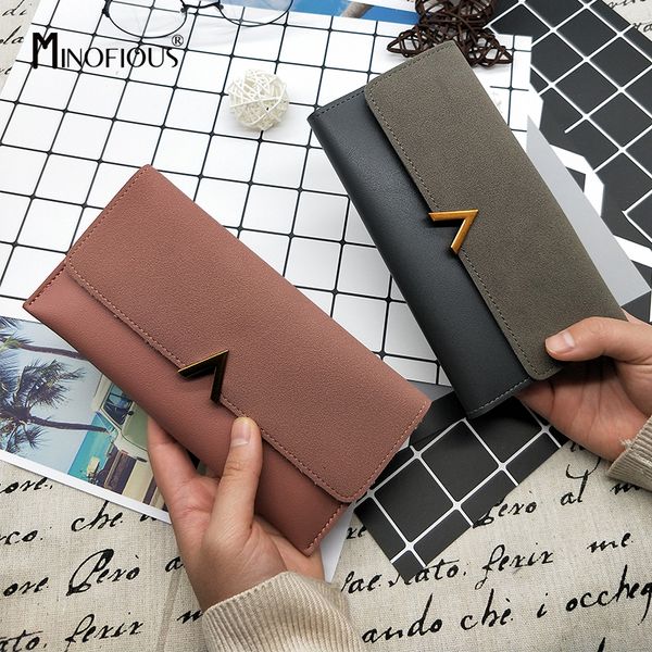 minofious women matte leather small wallet pu leather short letter purse solid patchwork purse hasp lady moneybags money wallet, Red;black
minofious women matte leather small wallet pu leather short letter purse solid patchwork purse hasp lady moneybags money wallet, Red;black