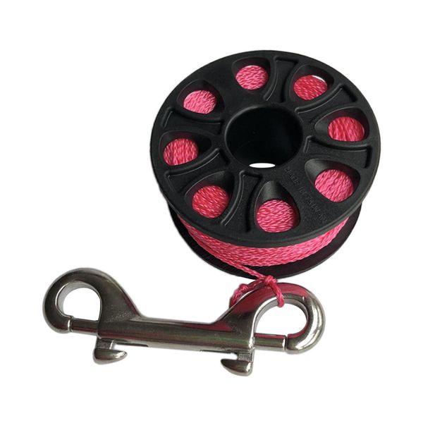 high visibility 100ft line finger spool with stainless steel clip snap bolt line holder reel for scuba diving divers - various colors
high visibility 100ft line finger spool with stainless steel clip snap bolt line holder reel for scuba diving divers - various colors