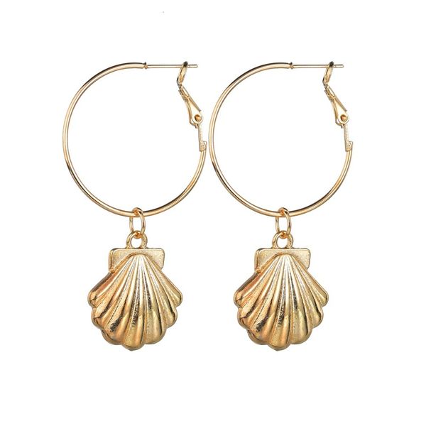 concise earrings woman ins shell earring product originality alloy geometry accessories, Golden
concise earrings woman ins shell earring product originality alloy geometry accessories, Golden