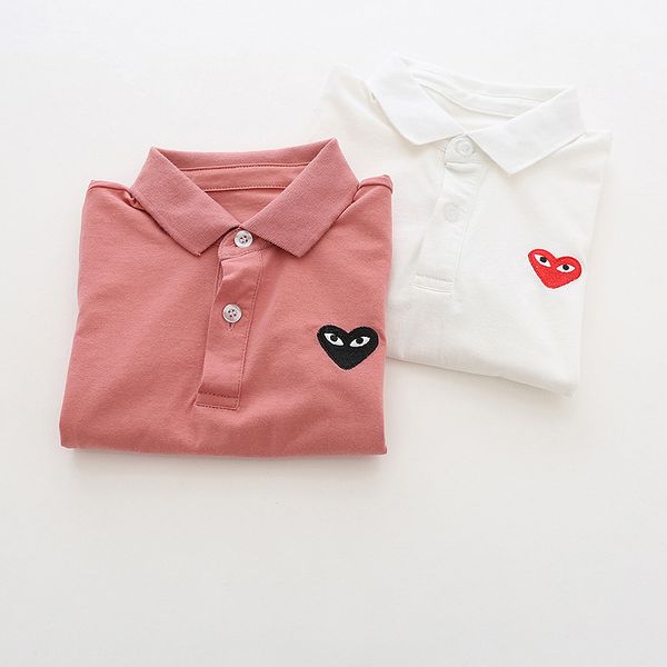 boys kids designer polo shirts child fashion summer heart embroidery children solid color lapel short sleeve polos brand t-shirts, Blue
boys kids designer polo shirts child fashion summer heart embroidery children solid color lapel short sleeve polos brand t-shirts, Blue